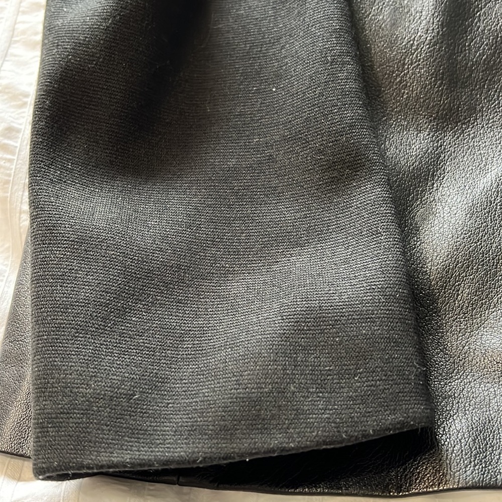 MAXAZRIA black mixed/ leather jacket 🇺🇸 - Picture 9 of 9